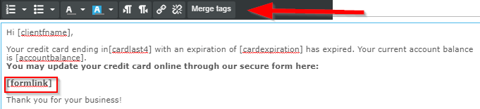 Merge tags service autopilot