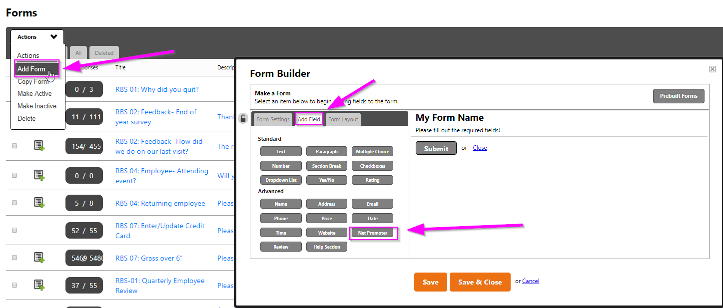 service autopilot forms