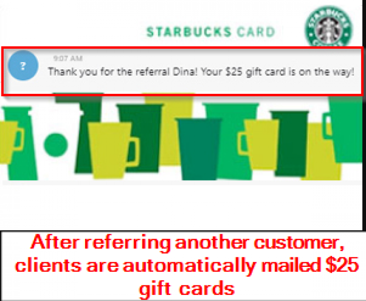 Gift Cards for Referrals
