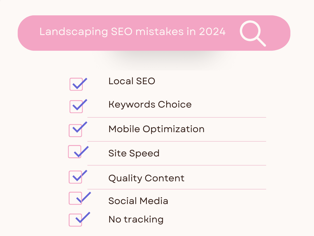 7 Deadliest Landscaping SEO Mistakes to Avoid in 2024